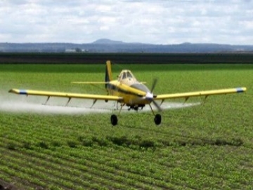 Crop duster plane