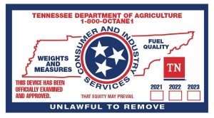 Fuel Inspection Sticker