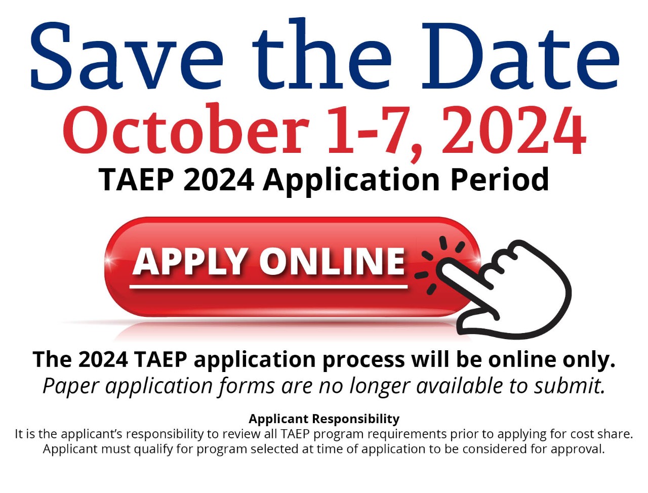 2024 TAEP Save the Date Graphic 2024 TAEP Save the Date Graphic