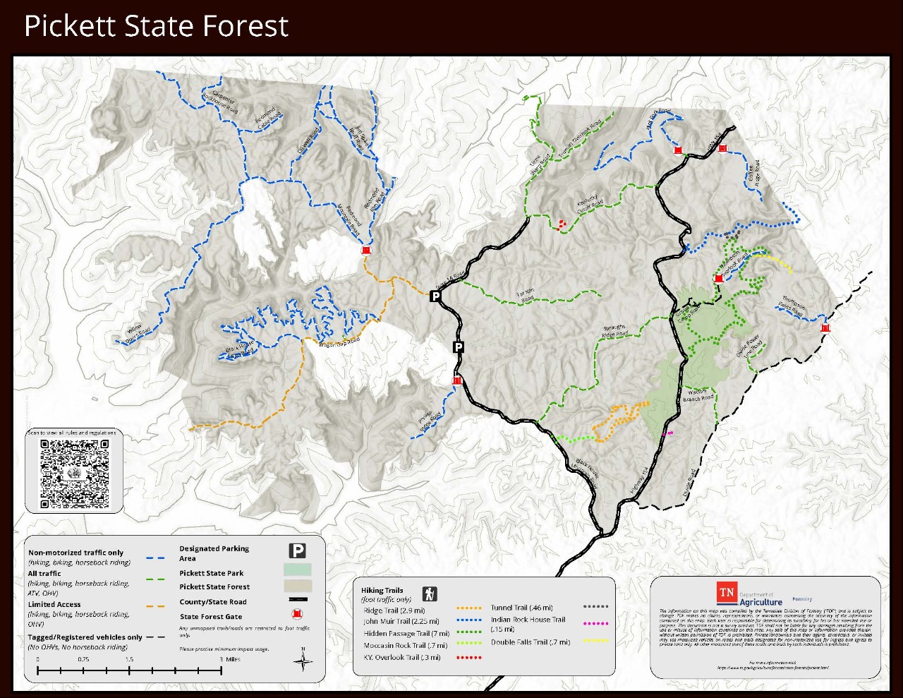 Pickett - Road Designation Map Pickett - Road Designation Map