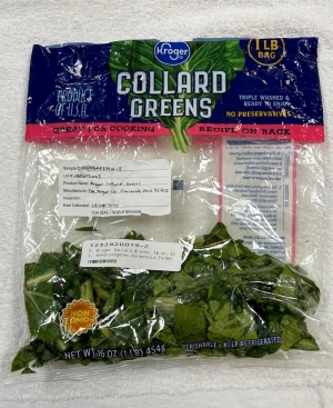 Kroger Collard Greens Recalled Product