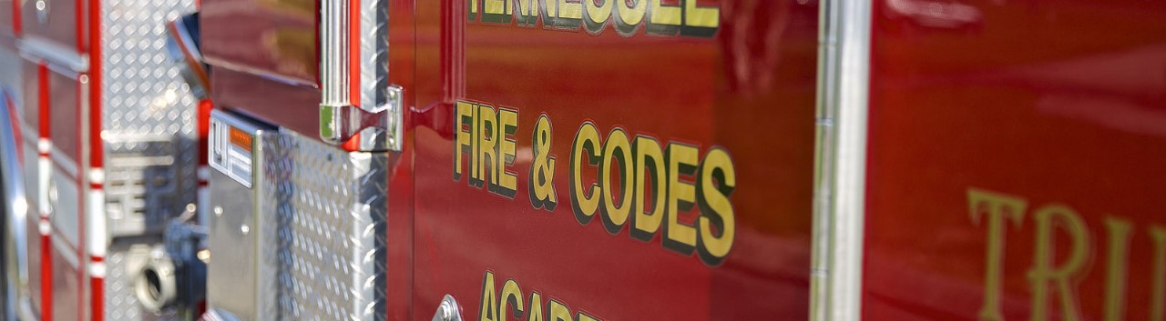 close up of fire truck