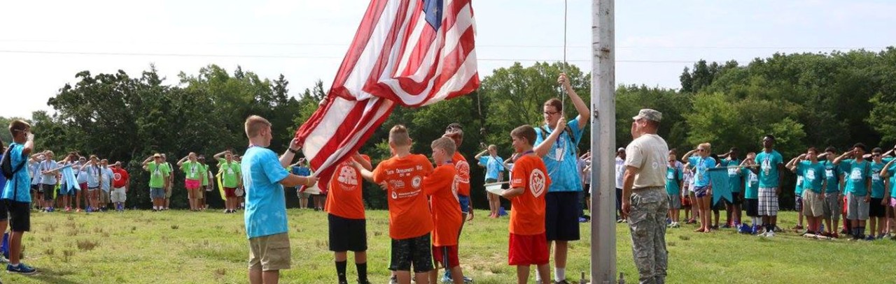 Children at a Tennessee National Guard Youth Program Event