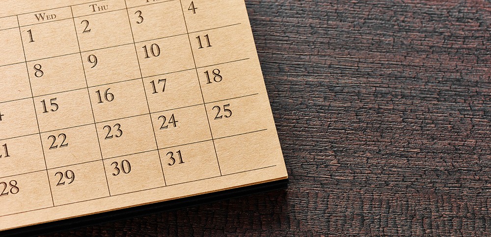 Step 6:  Tax Filing Due Dates