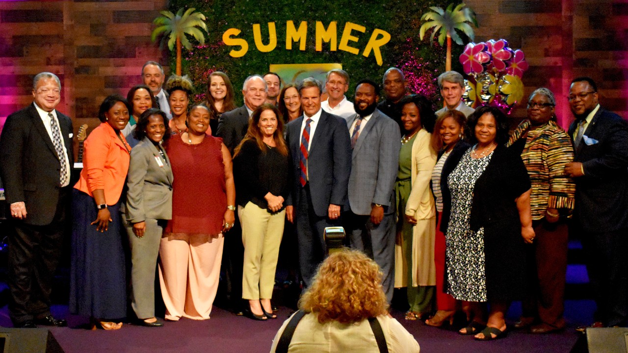 Governor and  Maria Lee and Agape