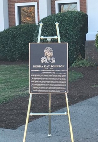 Debra Johnson Memorial Plaque Debra Johnson Memorial Plaque