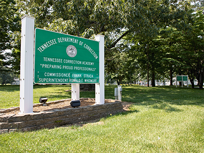 Facility Photos - 4 Photo of a Tennessee Correction Academy Entrance Sign