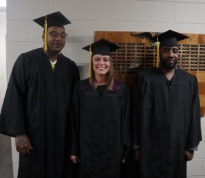 Three students graduated from the Nashville Day Reporting Center. Three students graduated from the Nashville Day Reporting Center.