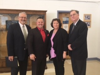 Warden Kevin Genovese (2nd from left) with the ACA auditors Warden Kevin Genovese (2nd from left) with the ACA auditors
