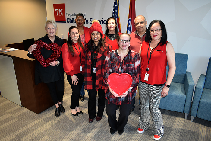 DCS Wears Red for Heath