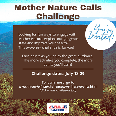 Mother Nature Calls Challenge Mother Nature Calls Challenge
