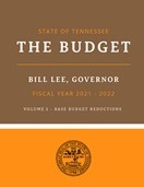 Volume 2: Base Budget Reductions, Fiscal Year 2021-2022 Cover Volume 2: Base Budget Reductions, Fiscal Year 2017-2018 Cover