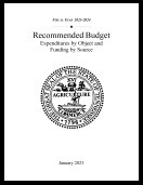 Expenditures by Object and Funding by Source, Fiscal Year 2023-2024 Cover Expenditures by Object and Funding by Source, Fiscal Year 2017-2018 Cover