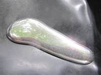 photograph of liquid elemental mercury
