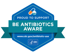 CDC_AU_Badge_450x375_Option2_v2-PROUD-TO-SUPPORT-FINAL Proud To Support Be Antibiotics Aware