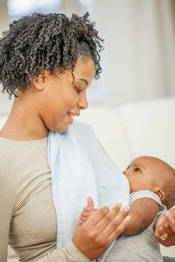 Mother breastfeeding infant Mother breastfeeding infant