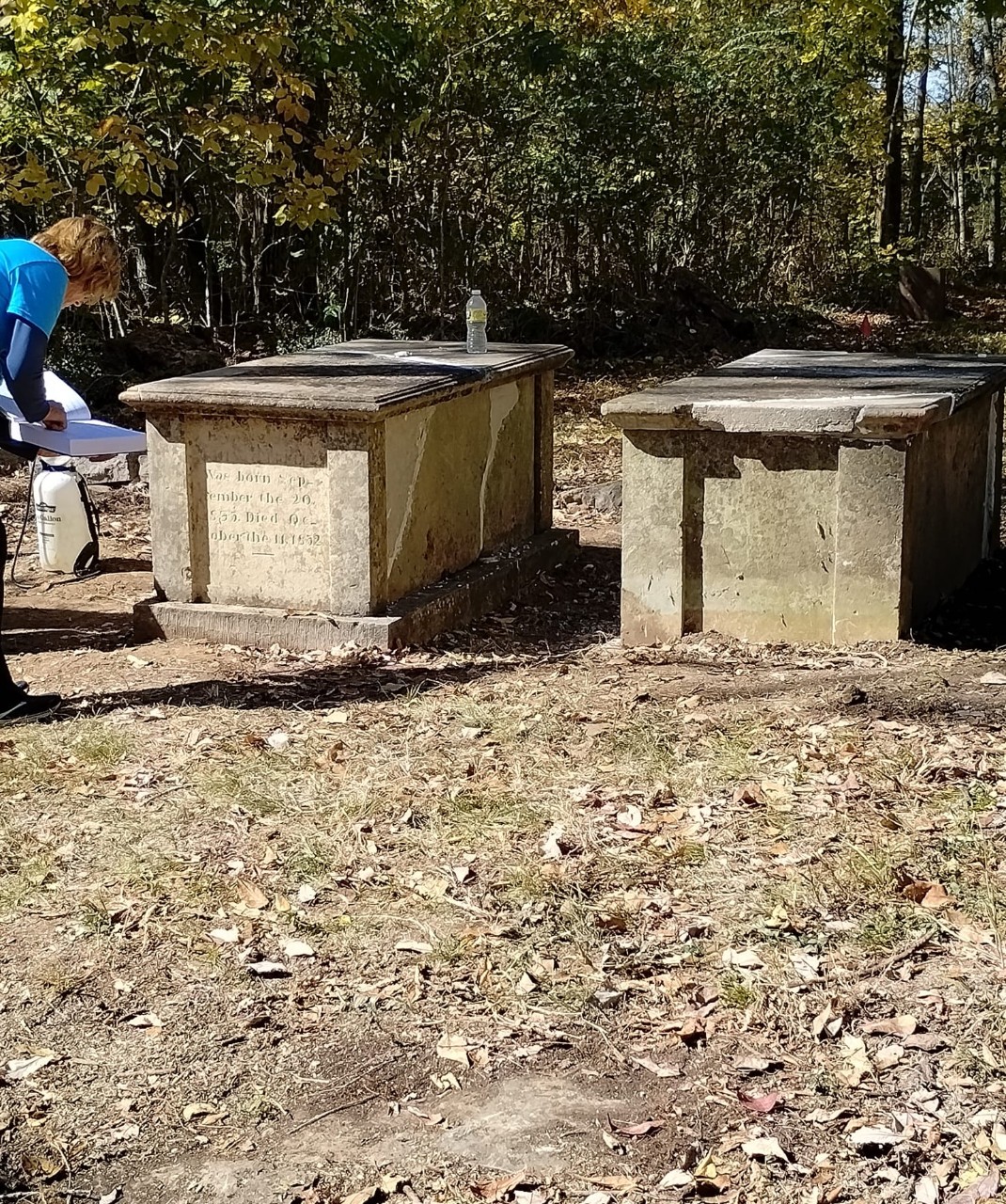 Box tombs after repair Box tombs after repair