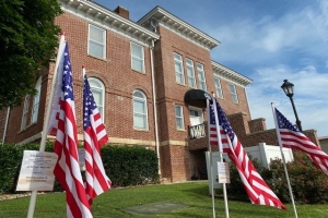 Monroe County Courthouse used Preservation Grant funds to restore masonry Monroe County Courthouse