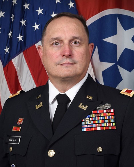 Col. Michael “Trent” Scates will relinquish command of the 194th Engineer Brigade during a change of command ceremony at the National Guard Armory in Jackson on Sunday, August 7, at 2 p.m. Col. Michael “Trent” Scates will relinquish command of the 194th Engineer Brigade during a change of command ceremony at the National Guard Armory in Jackson on Sunday, August 7, at 2 p.m.