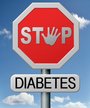 Stop diabetes sign Stop diabetes sign