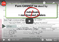 Tennessee Title Certificate Extensions