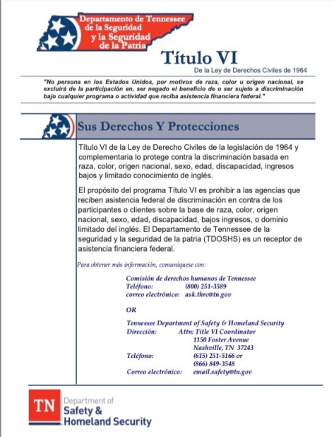 TITLE VI SPANISH