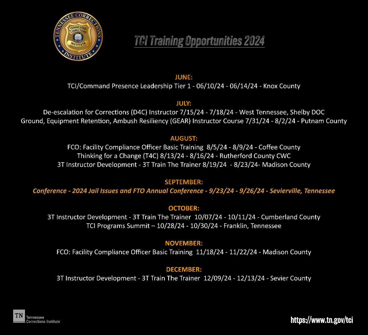 TCI Training June_December 2024 TCI Training June_December 2024