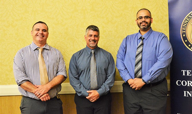 Executive Director William Wall, Dr. Michael Pittaro from AMI and Training Coordinator Christopher Allen Executive Director William Wall, Dr. Michael Pittaro from AMI and Training Coordinator Christopher Allen