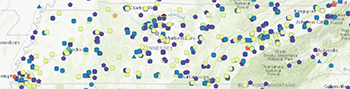 TDOT Producer List Map