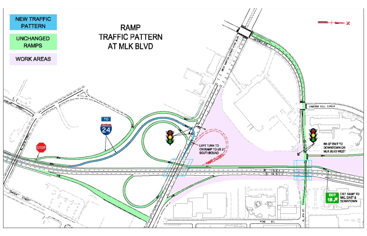 MLK new traffic pattern Nov 2019 MLK new traffic pattern Nov 2019