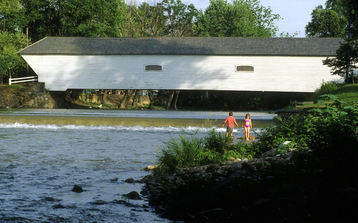 Elizabethton Covered Bridge in Carter County