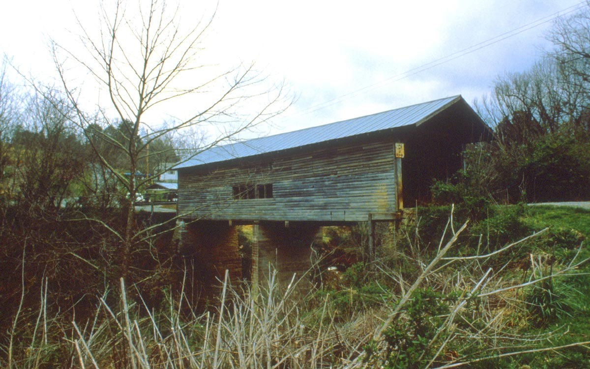 Harrisburg Covered Bridge in Sevier County