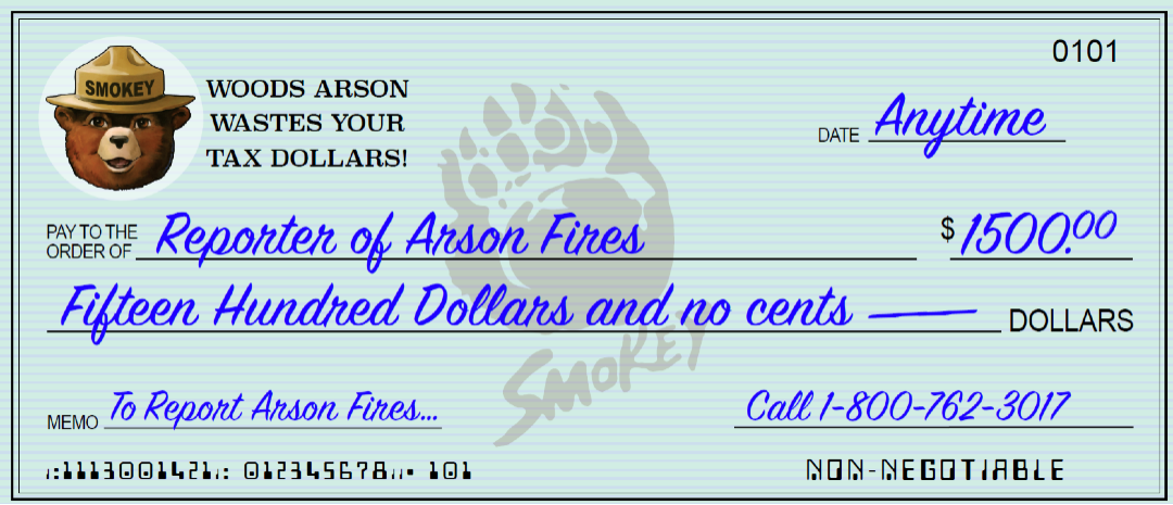 Arson Hotline Reward Arson Hotline Reward