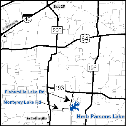 Herb Parsons Lake Map Herb Parsons Lake map