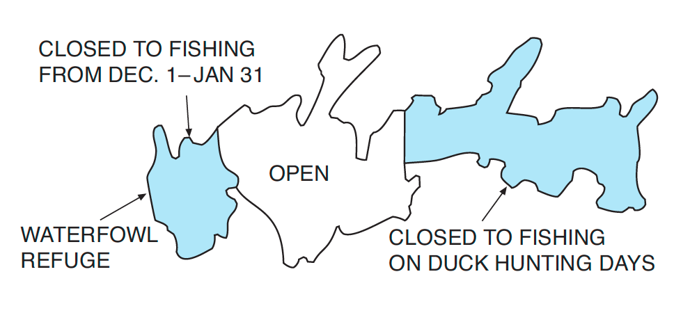 Woods Reservoir closed section