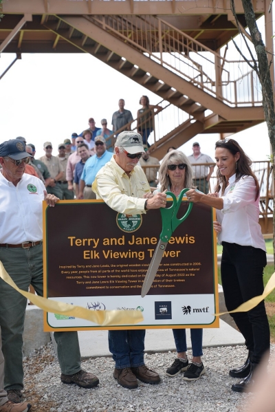 Elk Tower Ribbon Cutting