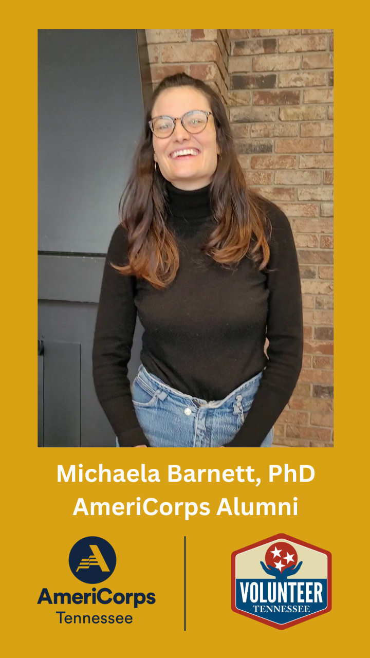 Michaela Barnett, PhD, AmeriCorps Alumni Michaela Barnett, PhD, AmeriCorps Alumni