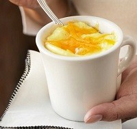 Microwave Cheese & Pepper Coffee Cup Scramble