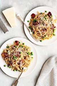 Healthy Pasta Carbonara
