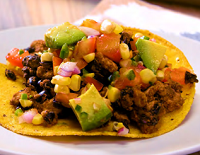 Turkey and Bean Tostadas Turkey and Bean Tostadas